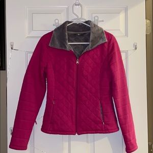 pink fleece north face